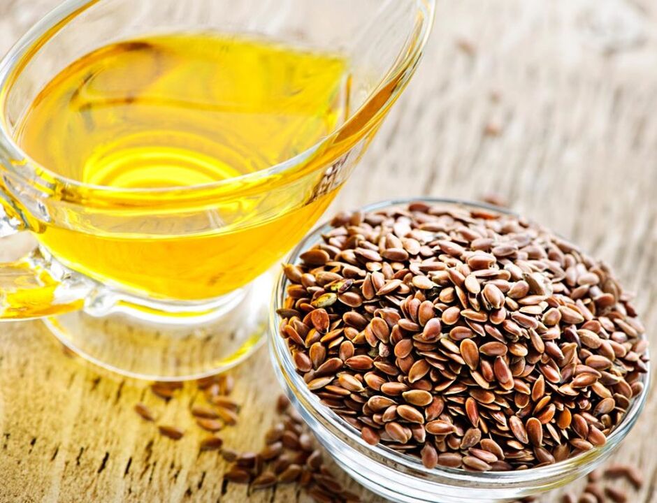 Flaxseed oil for breast enlargement