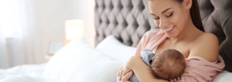 After breast enlargement surgery, a woman can breastfeed her baby