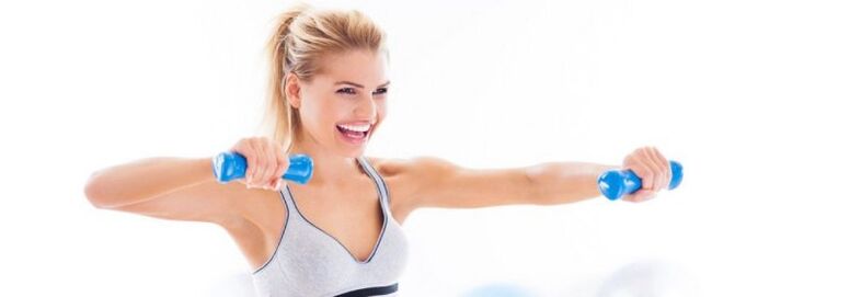 Do sports at home to increase bust size